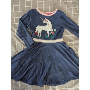 Boden flip sequin unicorn skater dress